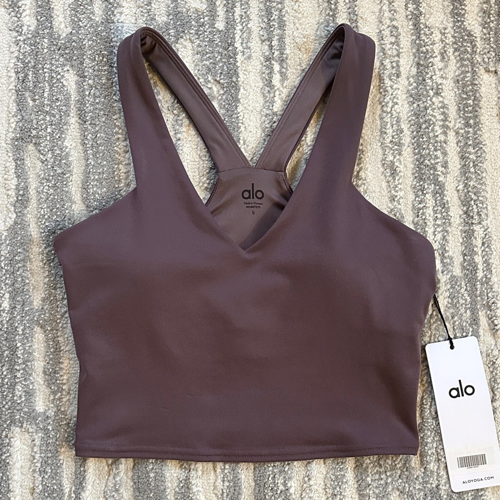 NWT ALO Yoga Airbrush Real Bra Tank- Size Small - Picture 3 of 6